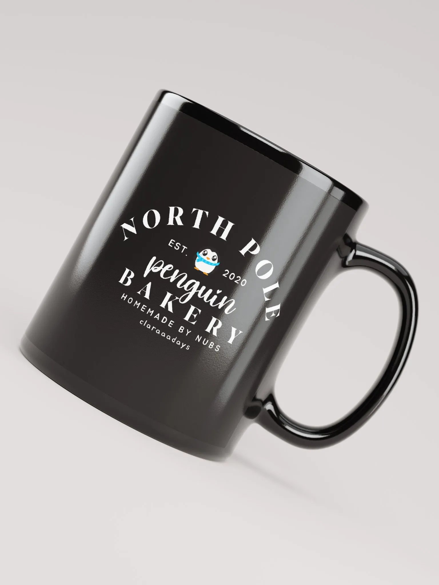 Penguin Black Bakery Mug product image (4)
