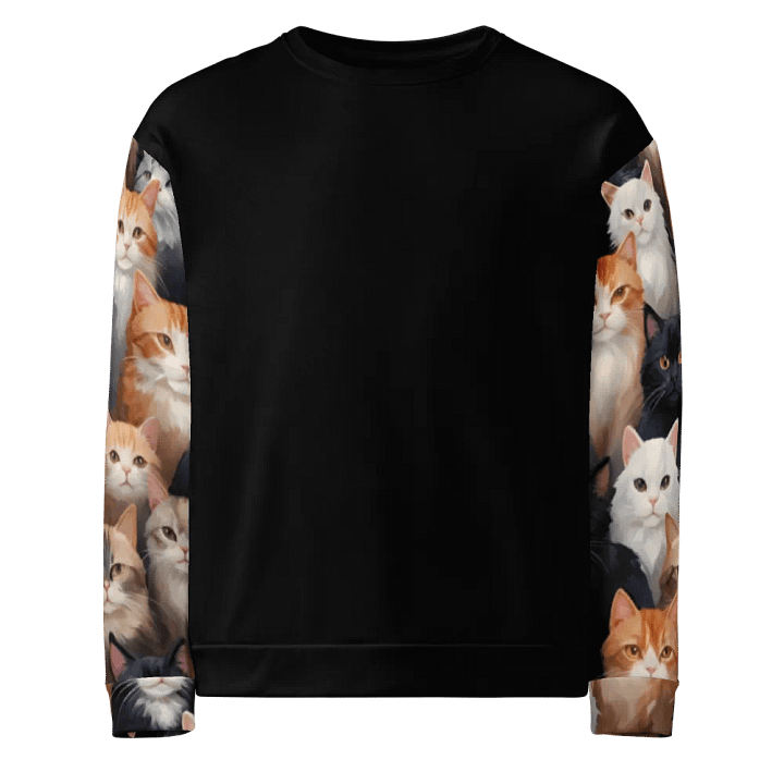 Purrfectly Adorable Cat Lovers Unisex Sweatshirt product image (1)