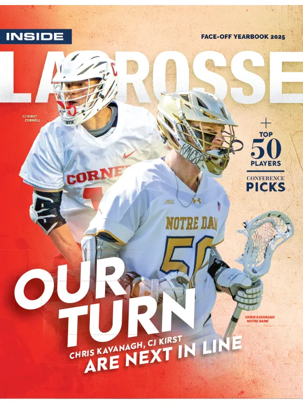 2025 FaceOff Yearbook (dual cover) Inside Lacrosse