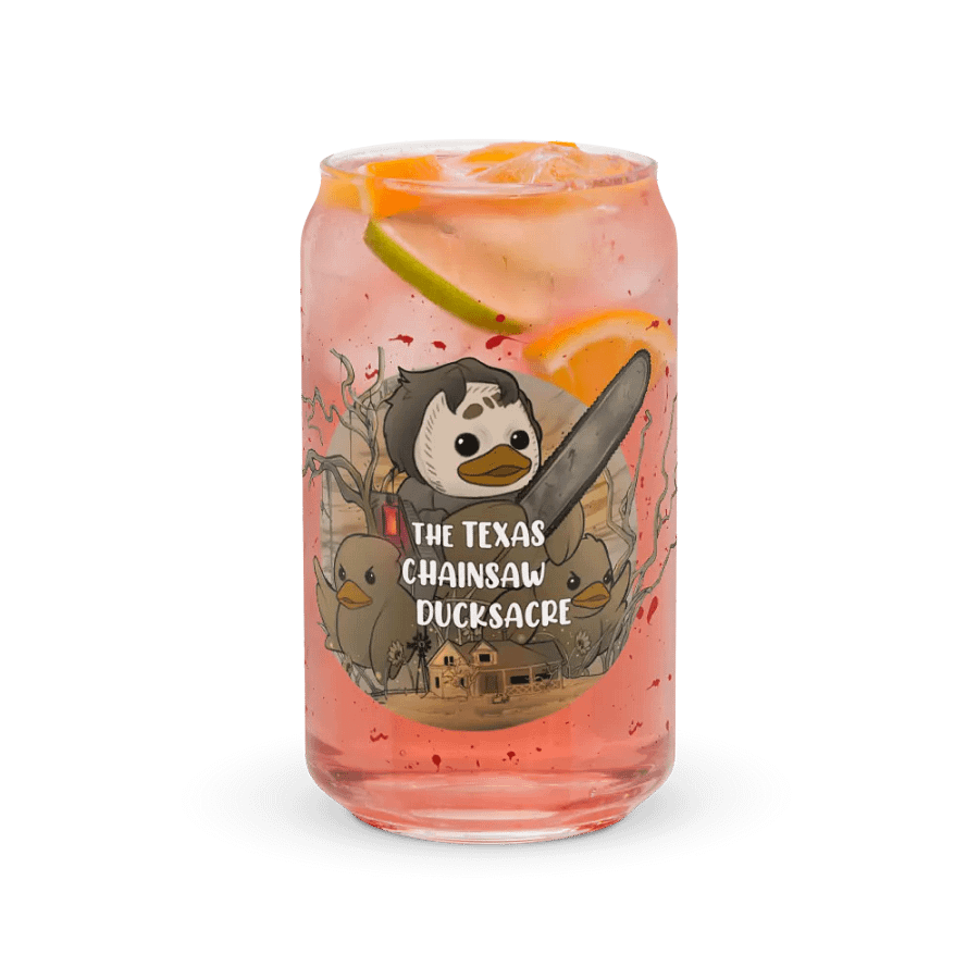 The Texas Chainsaw Ducksacre Can-Shaped Glass product image (37)