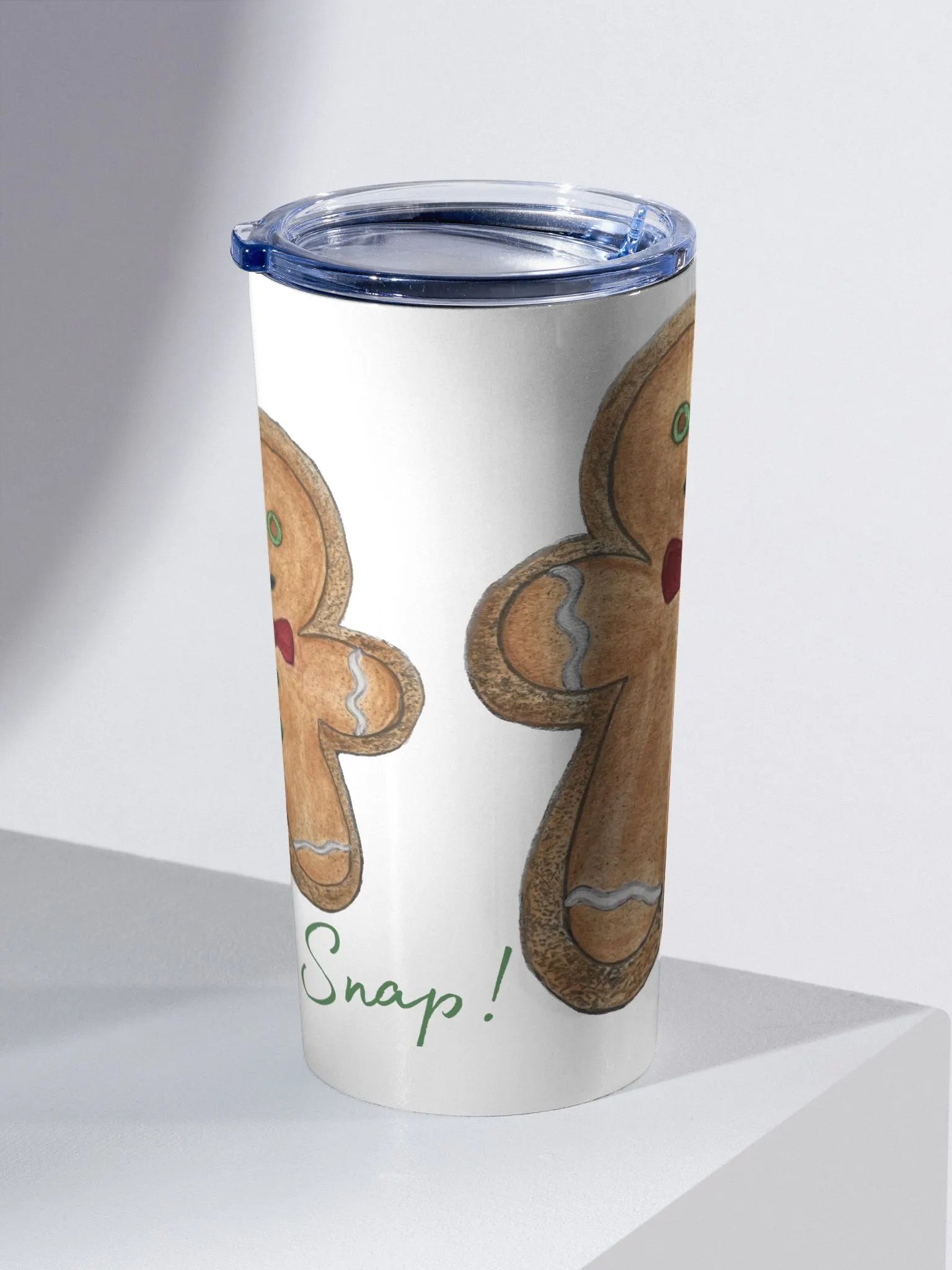 Oh Snap! Travel Mug in Snow product image (2)