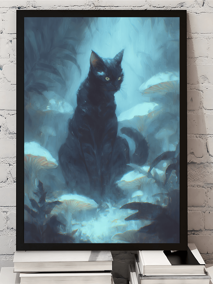 Mystic Feline – Enchanted Twilight Art product image (4)