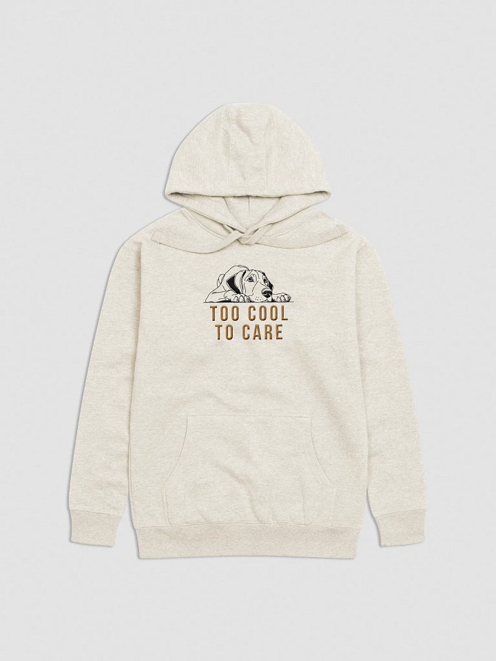 Too Cool To Care Rhodesian Ridgeback Premium Hoodie - Embroidered product image (1)