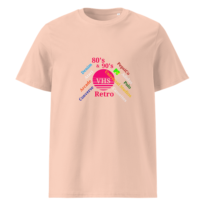 Retro VHS 80's & 90's Organic Cotton Tee product image (1)