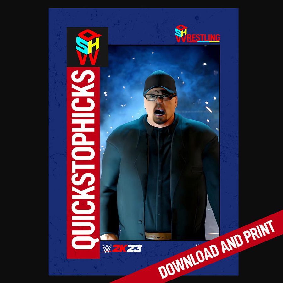QUICKSTOPHICKS QSHW COMMEMORATIVE TRADING CARD - WWE2K23 product image (1)