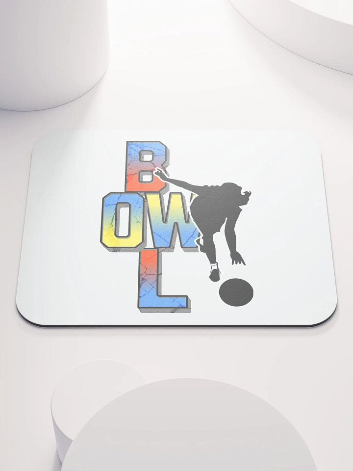 Bowl Woman Strike 'em All Mouse Pad product image (2)