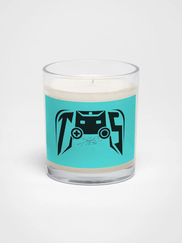 Signature Logo Soy Wax Candle (Cyan) product image (1)
