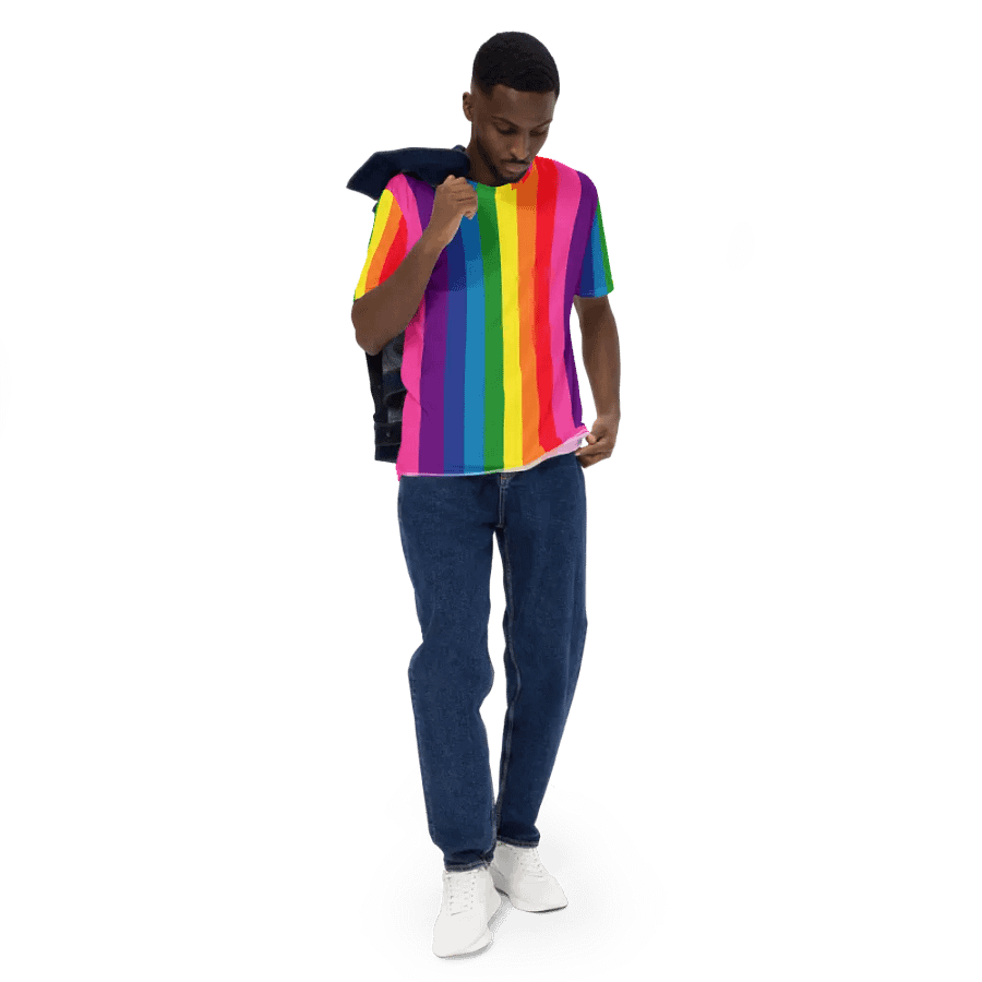 1978 Rainbow Pride Flag = 8-Color - All-Over Print Shirt product image (8)