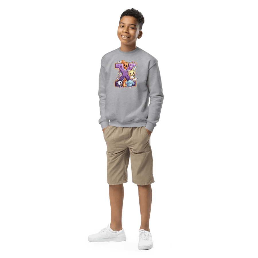 Cute Halloween Monogram Letter X Sweatshirt product image (1)