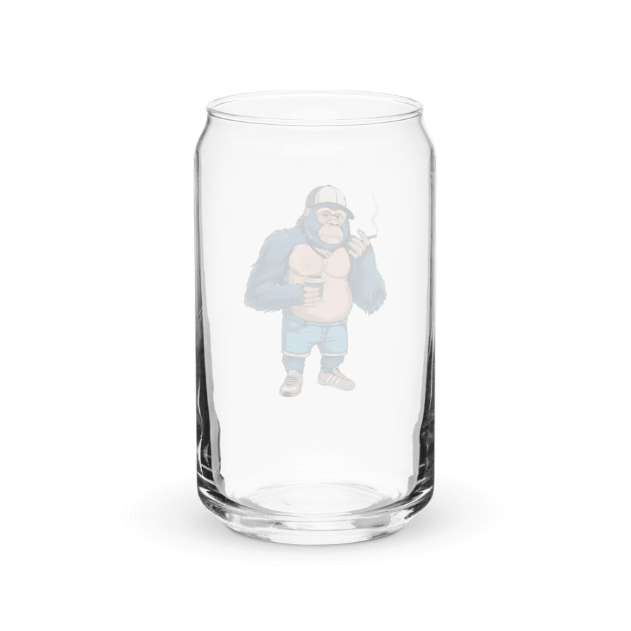 Blue Gorilla Can-Shaped Glass product image (2)