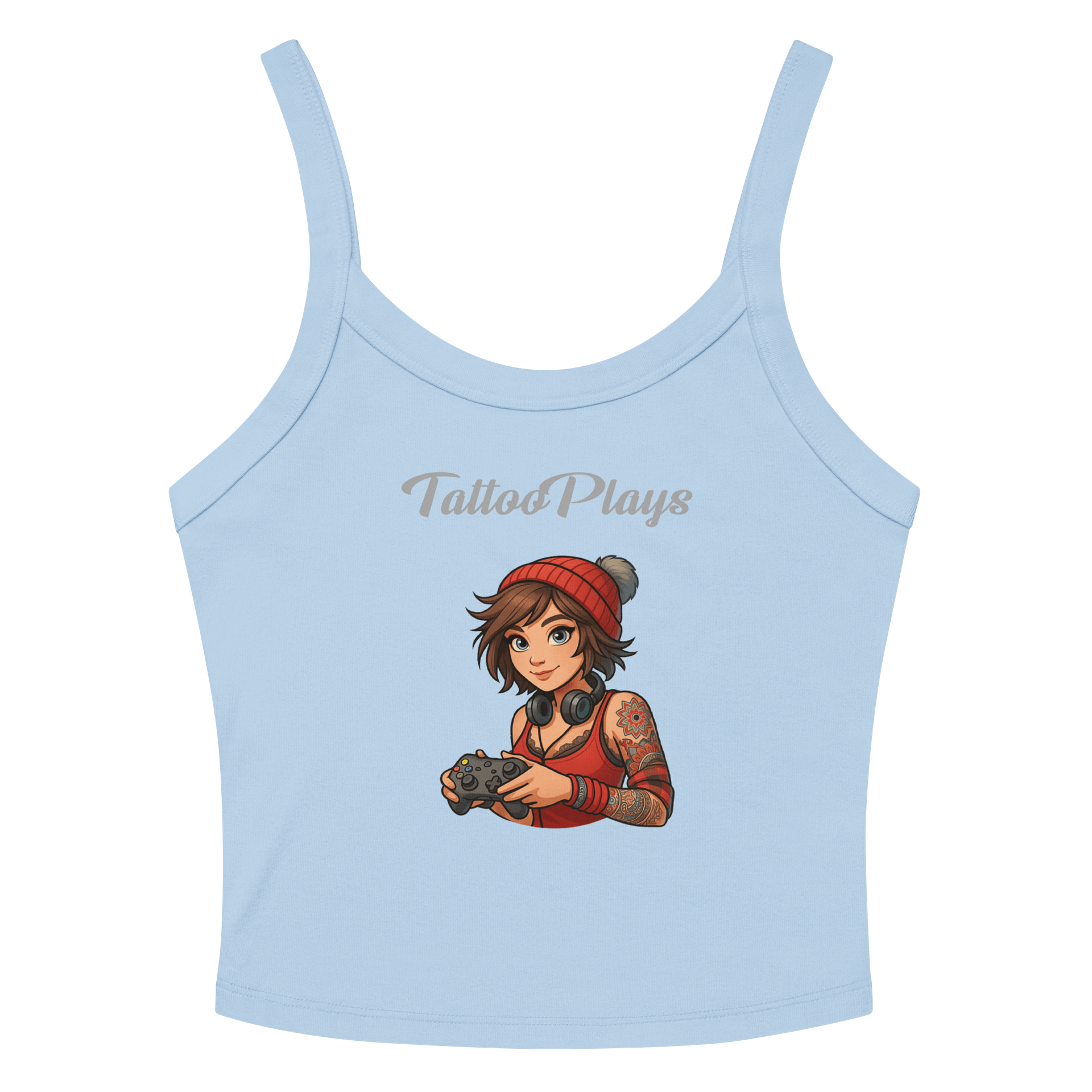 TattooPlays Women’s Micro-Rib Tank Top – Sleek, Soft & Unapologetically You product image (11)