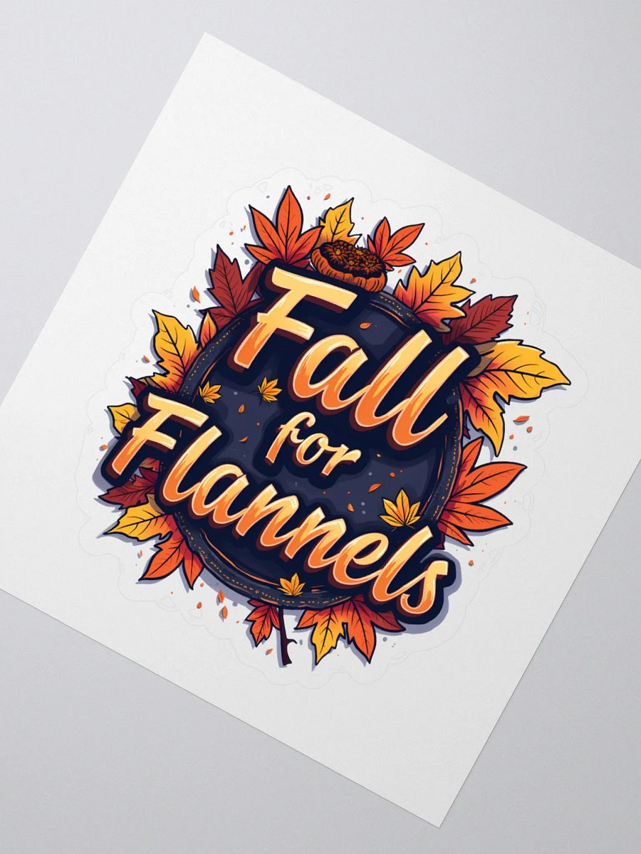 Fall For Flannels Sticker product image (2)