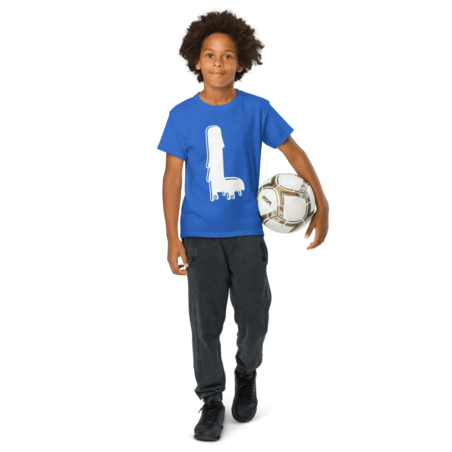 Melting Alphabet | Letter L | Youth Sports Tee product image (64)