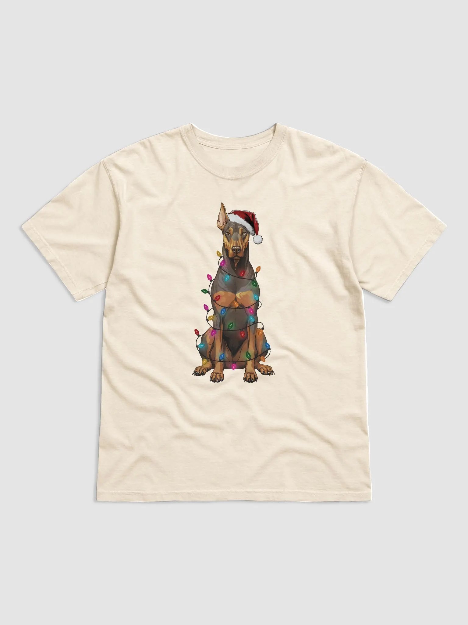 Funny Doberman(Red) Christmas T-Shirt for Doberman Paw-rents product image (19)