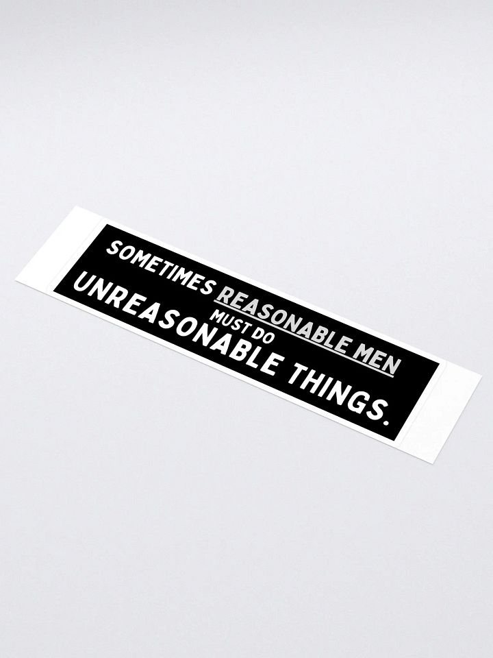 Unreasonable Things Sticker product image (1)