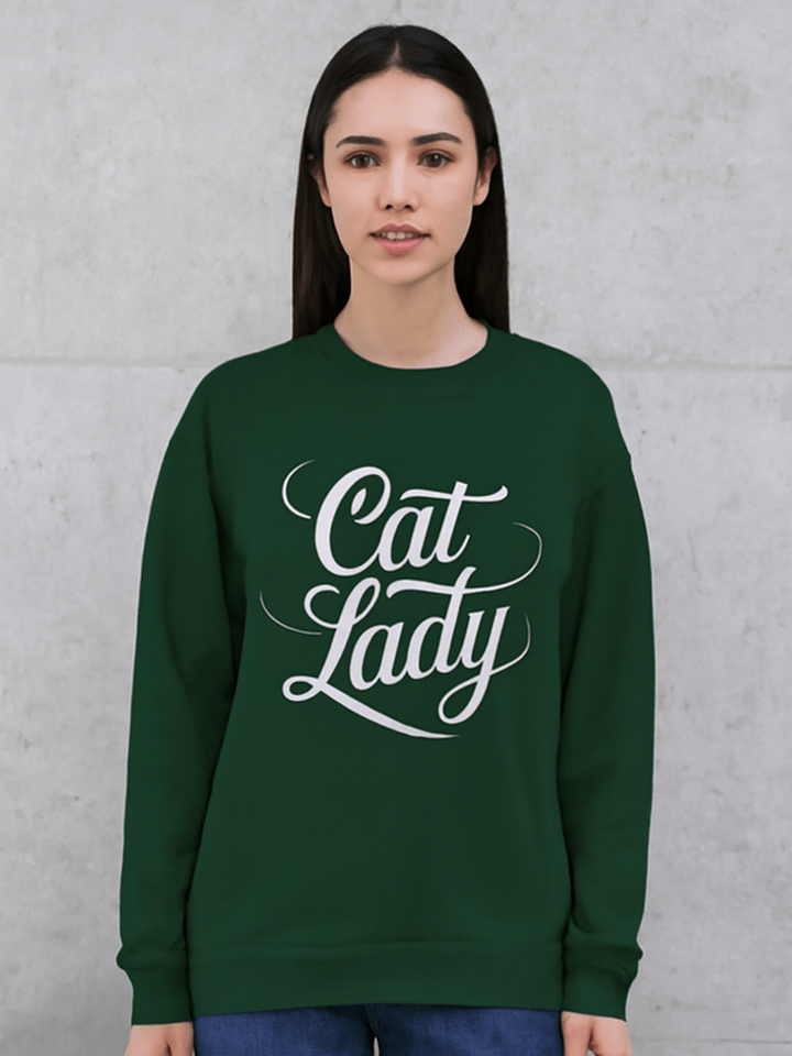 Cat Lady Classic Crewneck Sweatshirt product image (1)