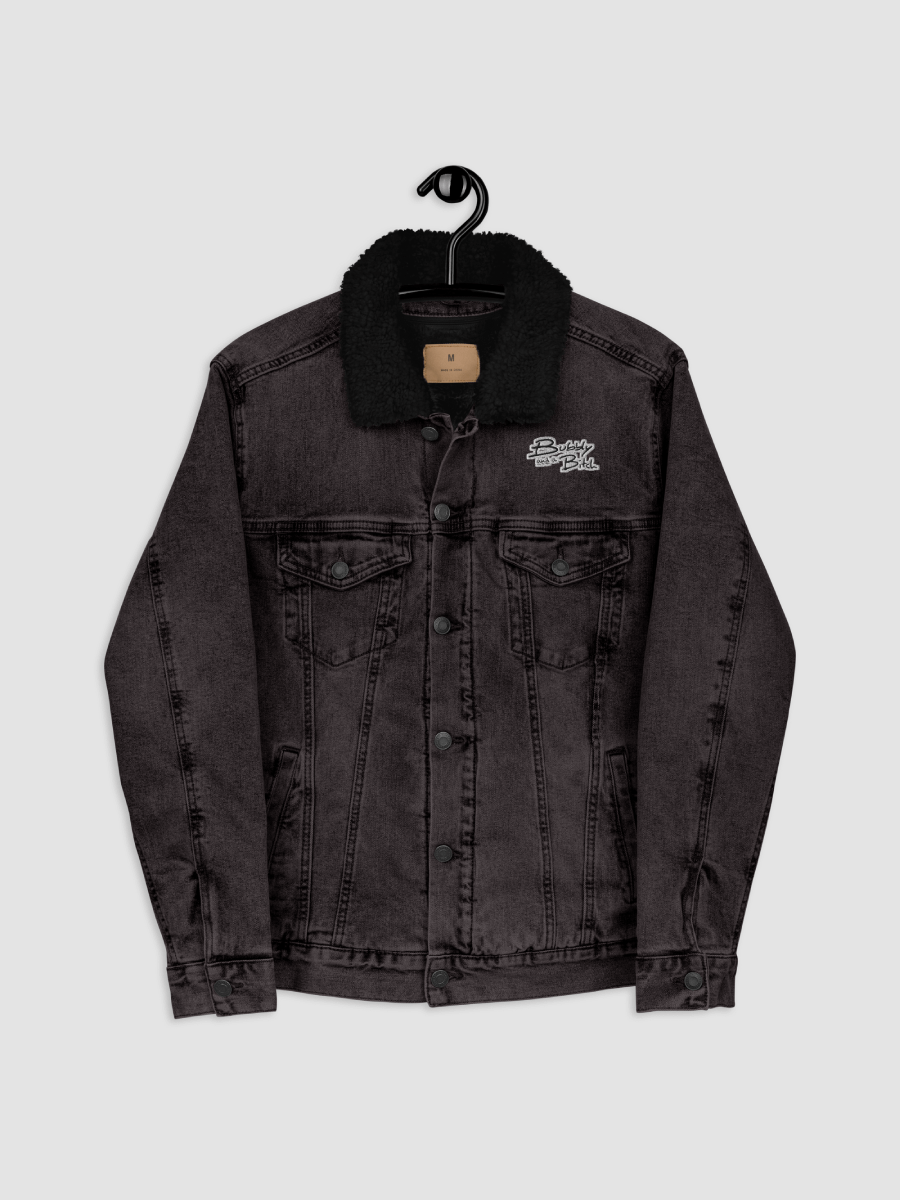 Bubbly and a B*tch Unisex Sherpa Denim Jacket product image (5)