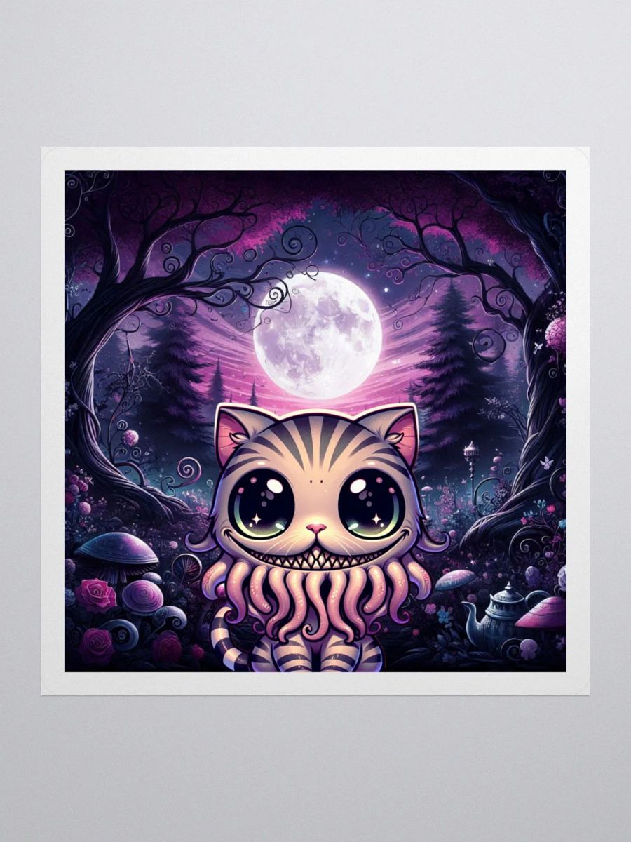 We're All Mad Here - Cheshire Cthulhucat Sticker product image (2)