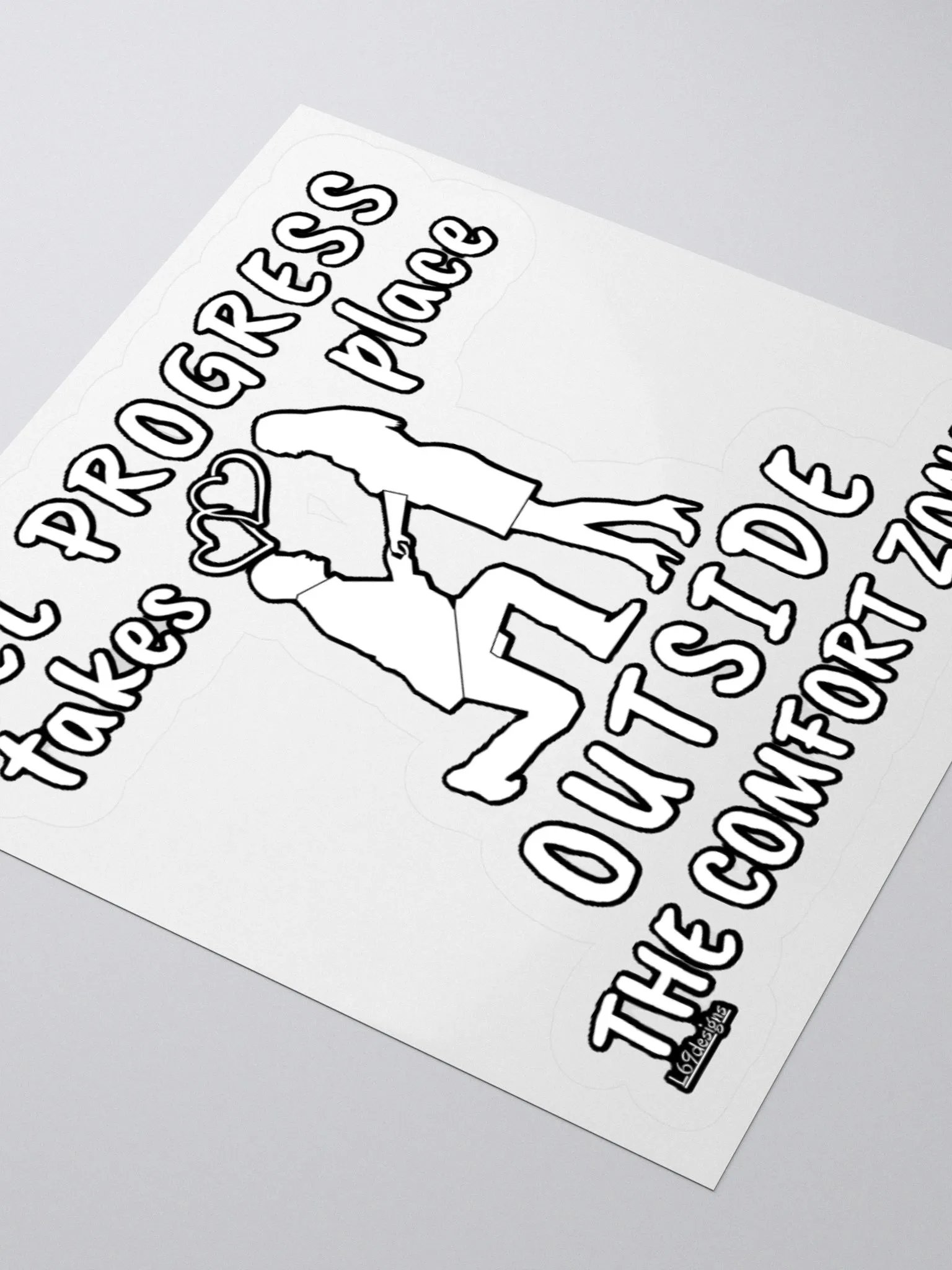 ALL PROGRESS TAKES PLACE OUTSIDE THE COMFORT ZONE product image (7)