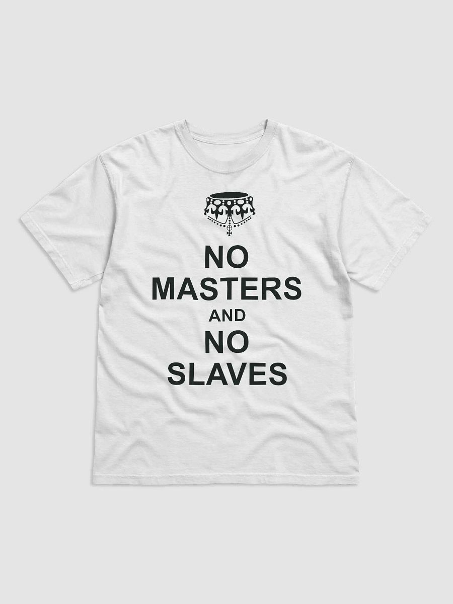 No Masters No Slaves White Short product image (1)
