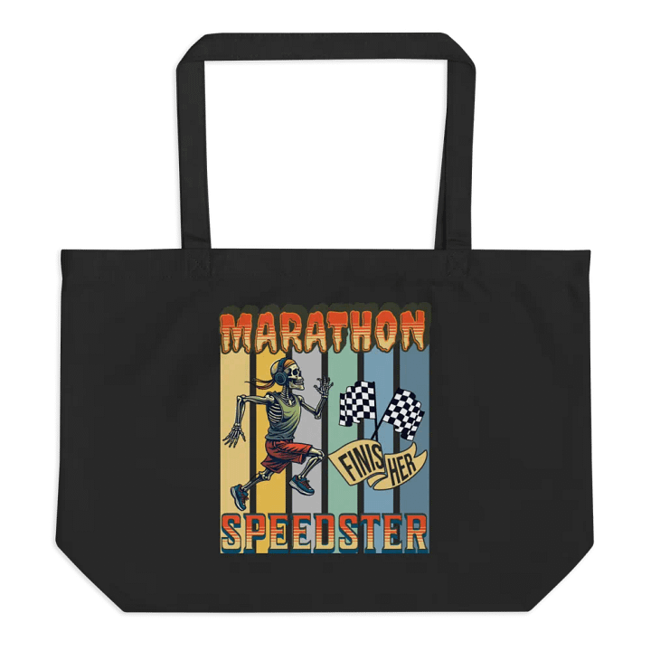 Marathon Speedster Skeleton Running Tote Bag product image (1)