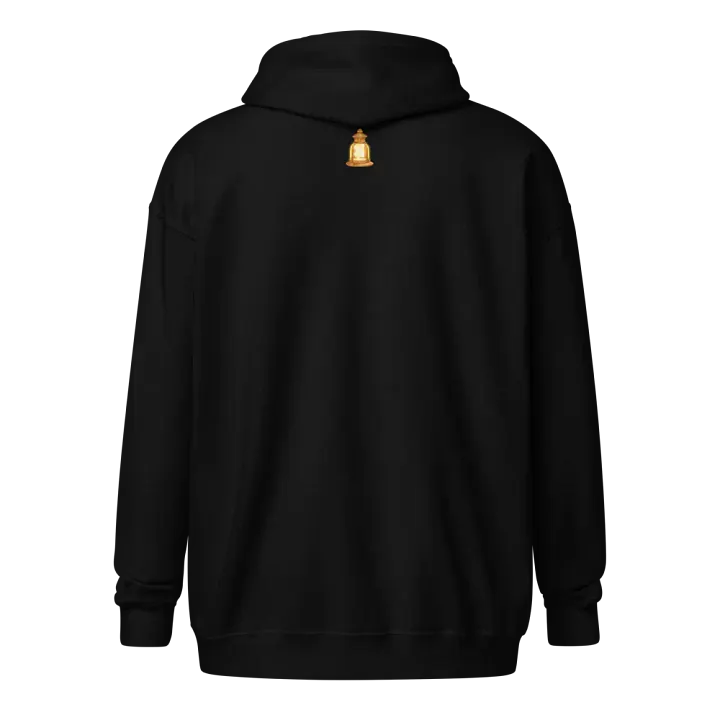 Fleece Zip Hoodie- Lamp Logo product image (2)