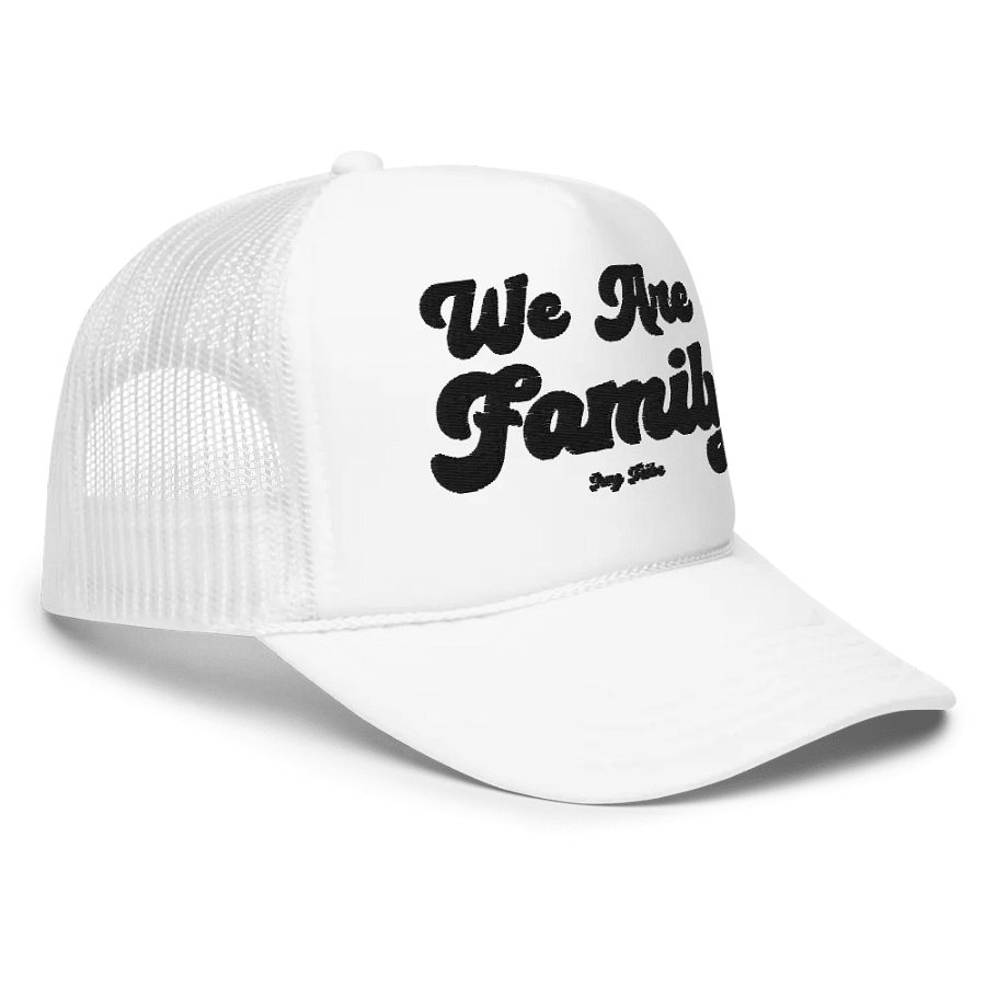 JWG Tribe "We are Family" Trucker Hat (White Edition) product image (3)