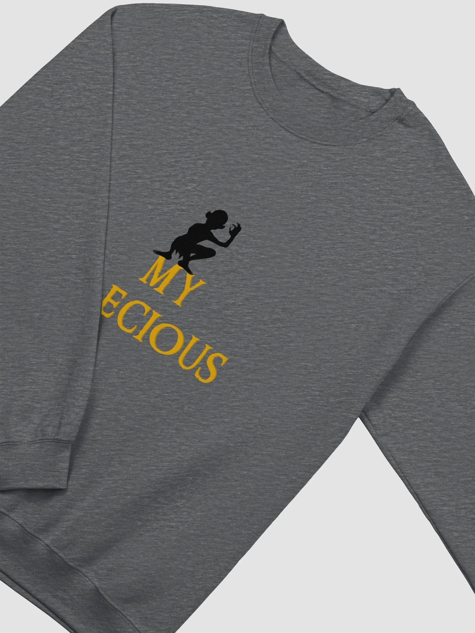 Smeagol Silhouette LOTR Crewneck Sweatshirt product image (2)