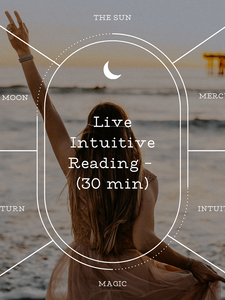 🔮 Live Intuitive Reading – $222 (30 min) product image (1)