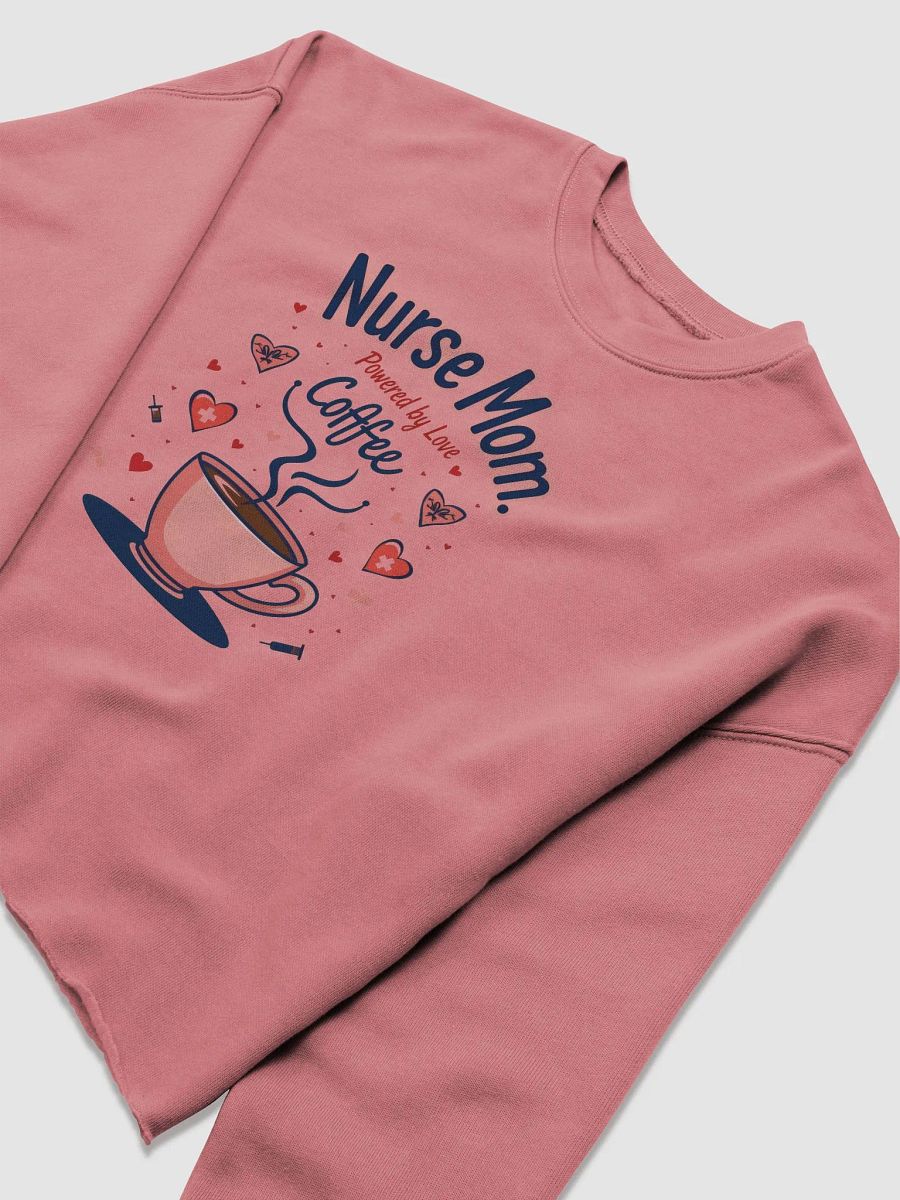 Nurse Mom Love Coffee Fleece Crop Sweatshirt product image (20)