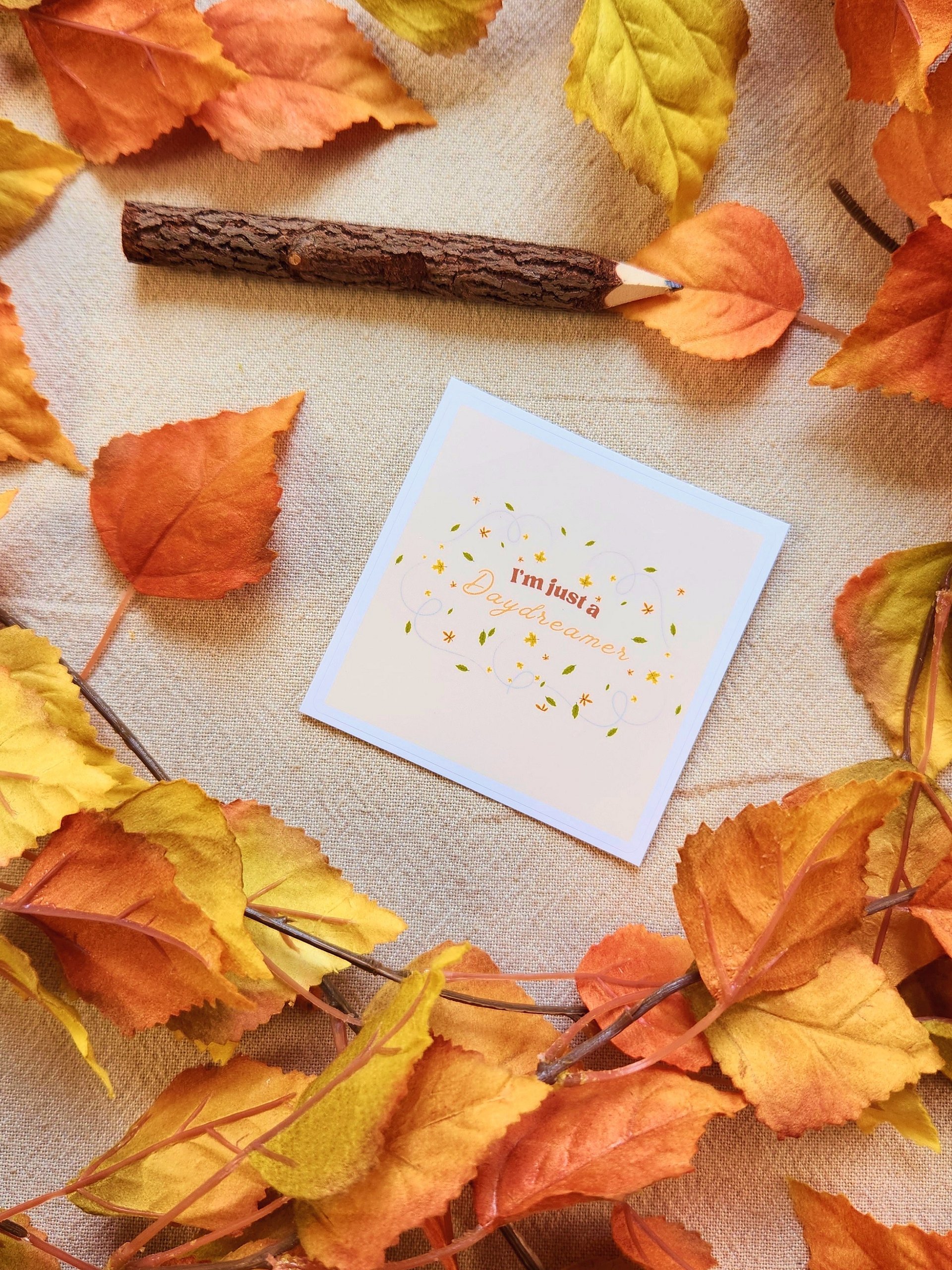 Autumn Daydreams Sticker (Cream) product image (2)