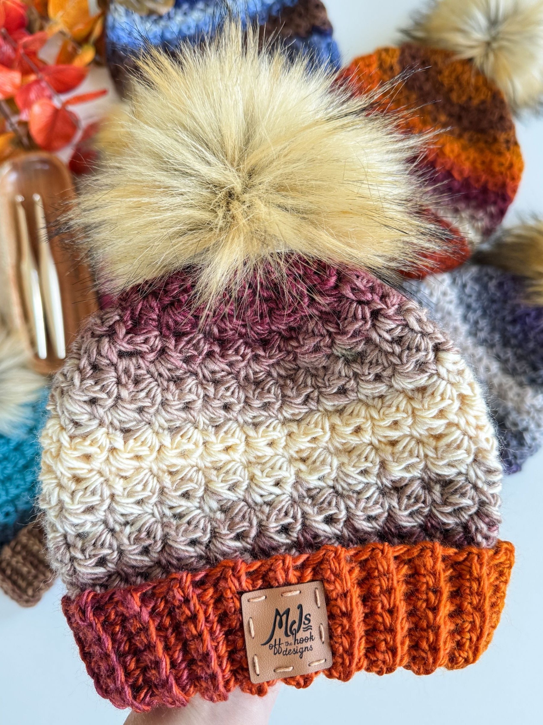 Chunky Suzette Beanie Crochet Pattern product image (4)