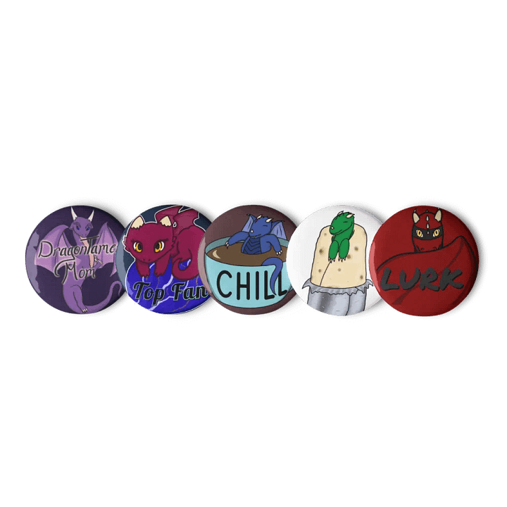DragonTamerMom Set of Pins product image (2)