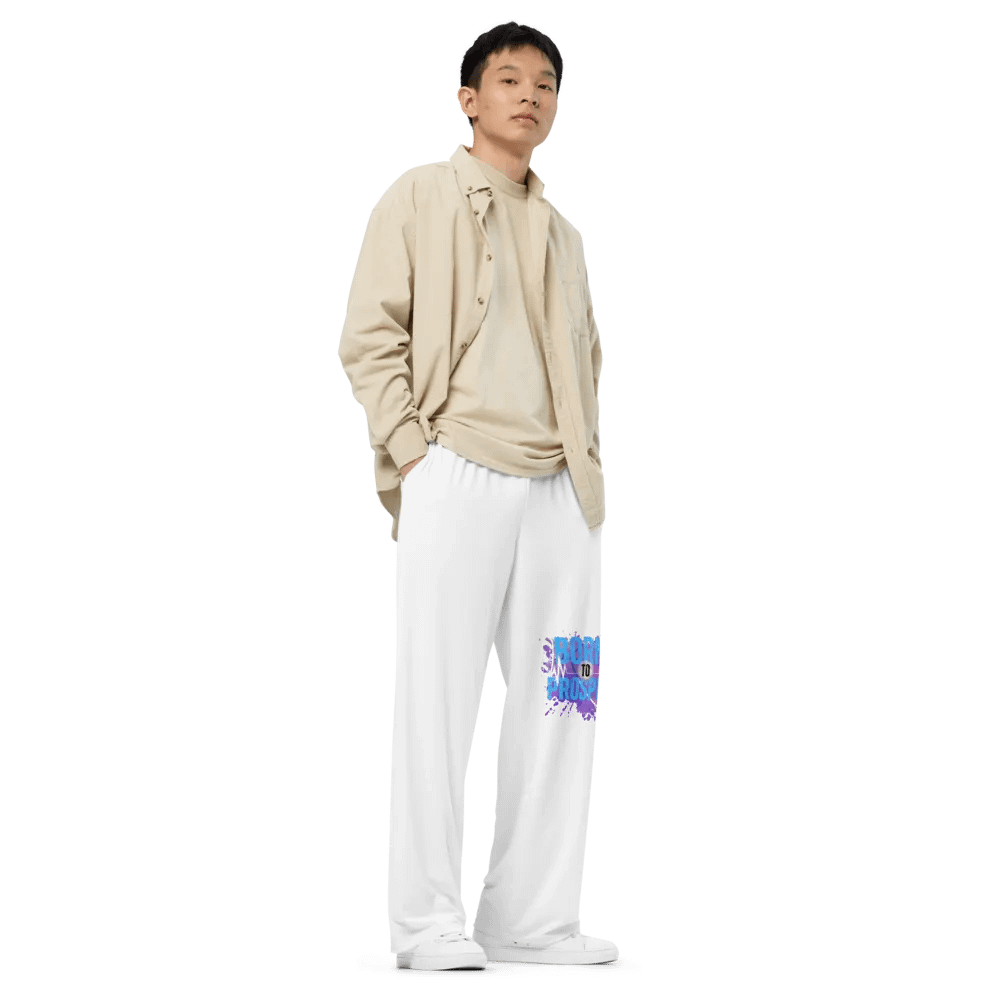 Born to Prosper Rhythm Splatter Wide-Leg Pants product image (6)