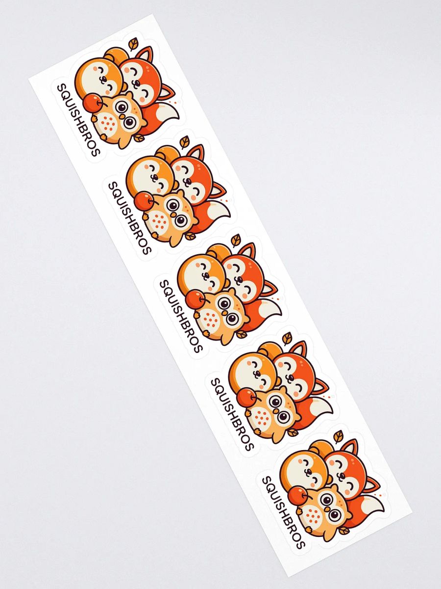 SquishBros Kiss Cut Stickers (Set of 5) product image (2)