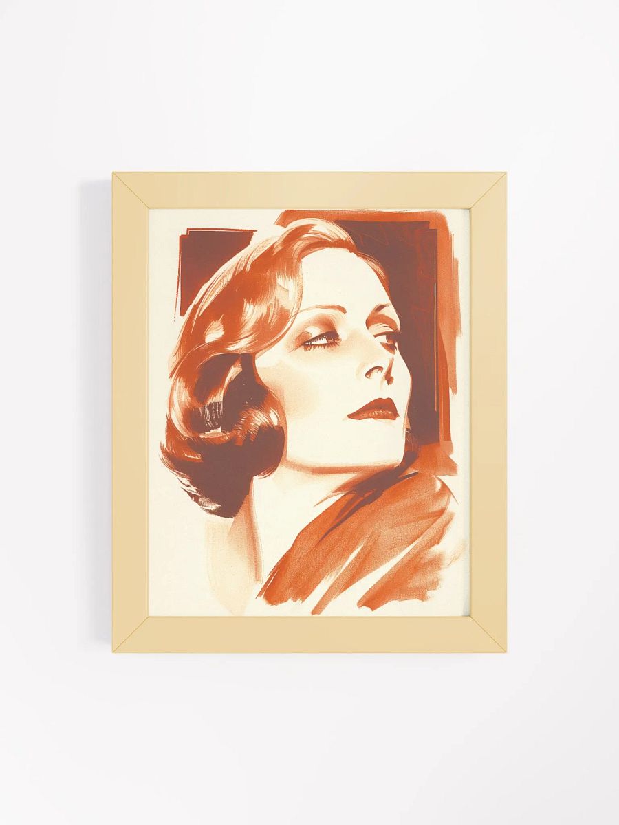 The Mysterious Lady - Greta Garbo Vintage Poster product image (4)