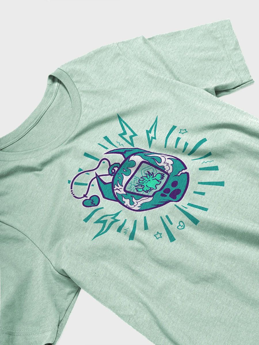 Heartbreaker Virtual Meow // T-Shirt - Teal Light Mode product image (3)