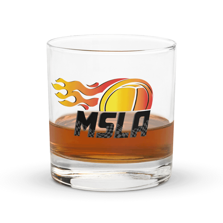 MSLA Logo Rocks Glass product image (1)
