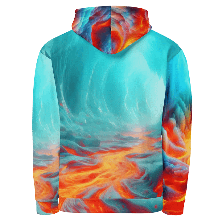 Fire and Ice - 3D Lava Glacier Fusion #1 product image (2)