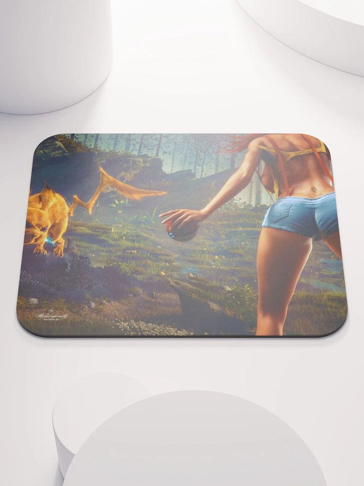 The Red Shimmer Tamer - Realm of Infinite Love Mouse Pad product image (1)