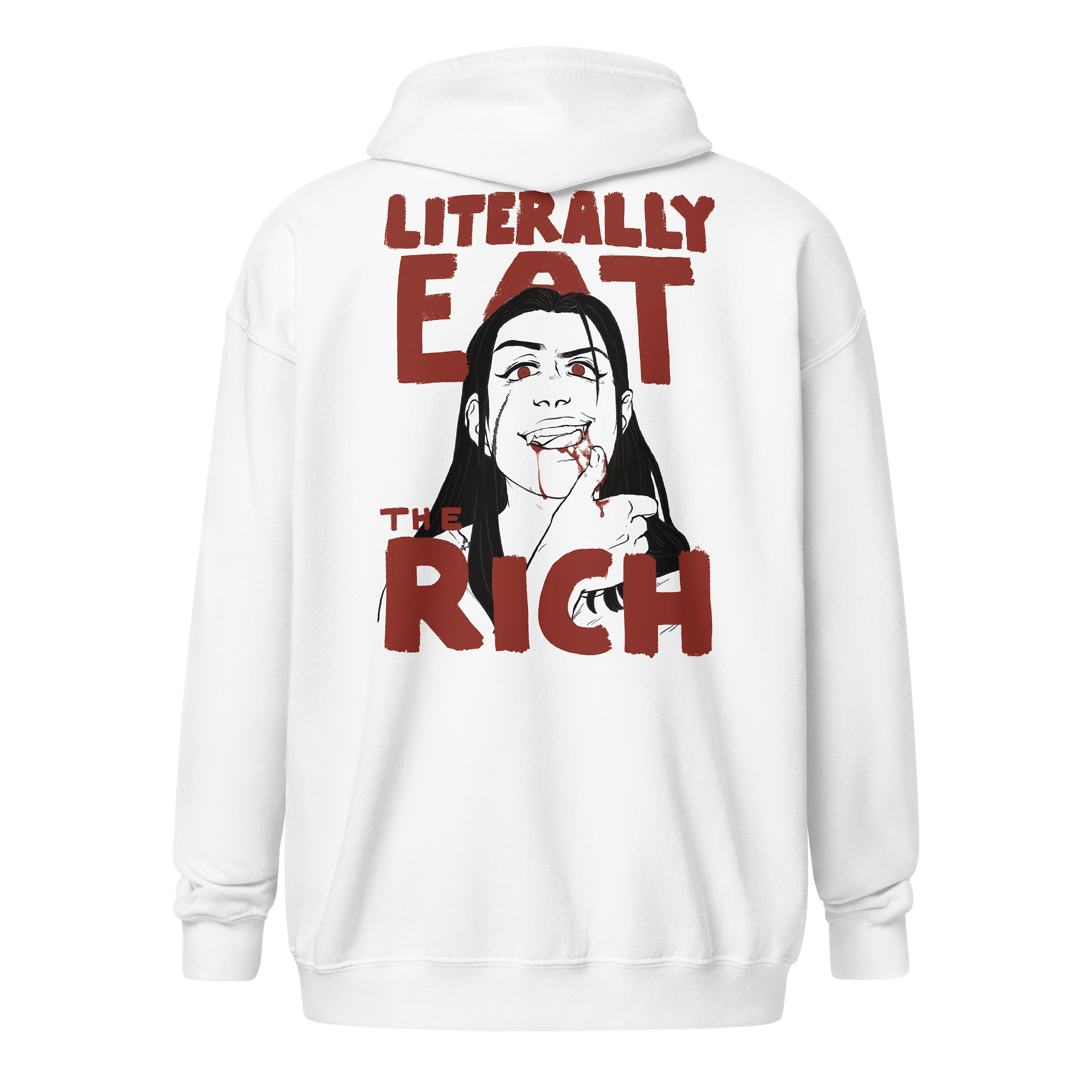 Literally Eat The Rich Zip Hoodie product image (1)