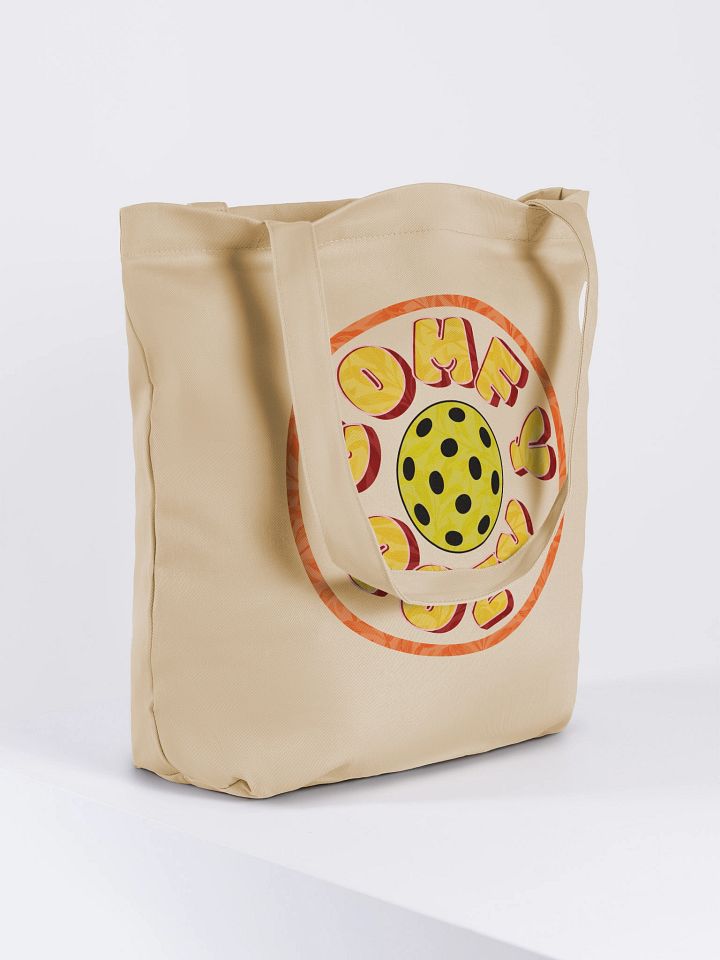 Comfy Cozy Pickleball Circle Colorful Tote Bag product image (1)