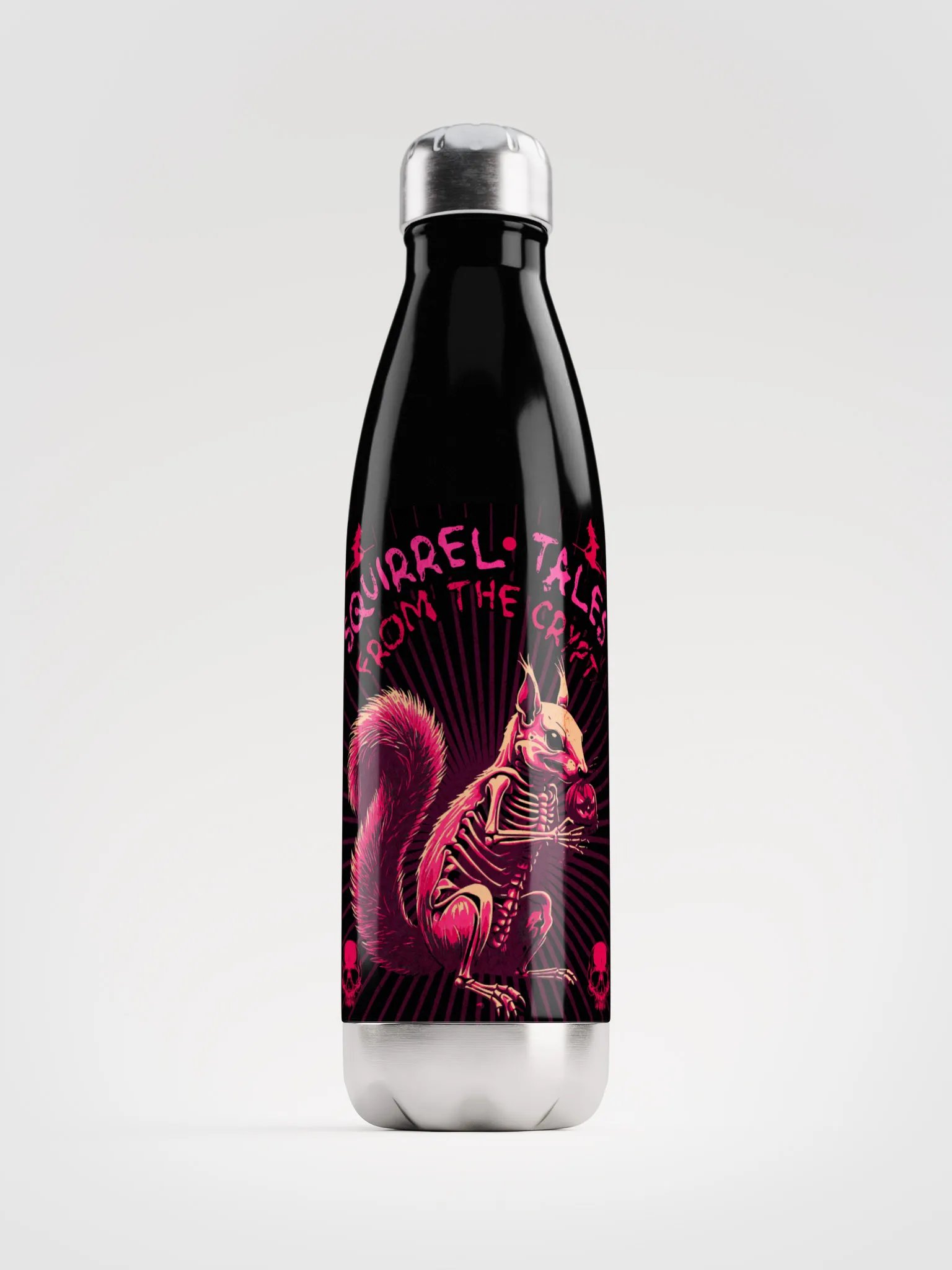 Gothic Squirrel Tales Stainless Steel Water Bottle product image (1)