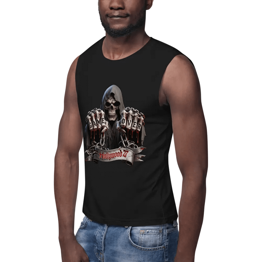 Game Over Gothic Muscle Tank product image (8)