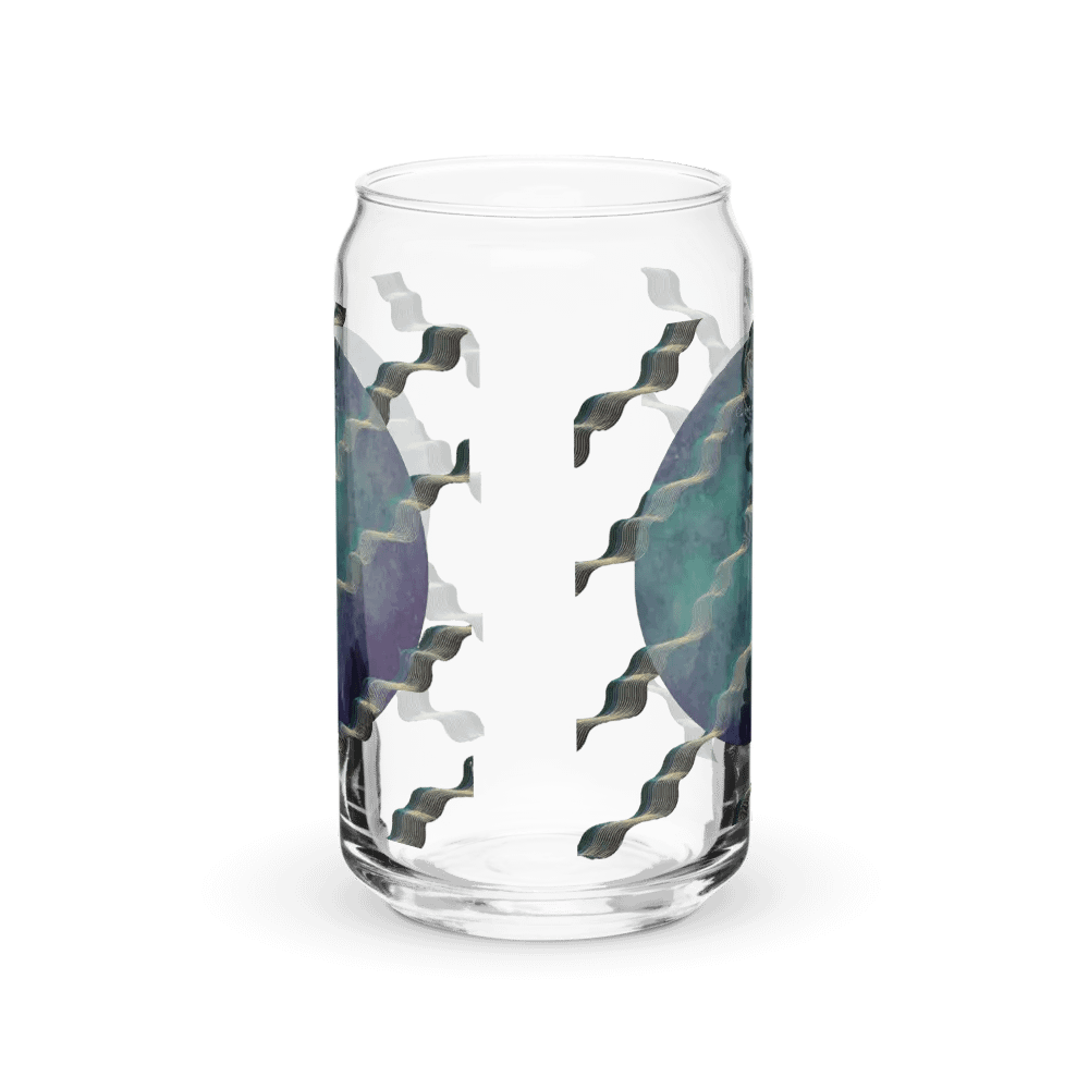 Moonlight Retro wave Can-Shaped Glass product image (6)