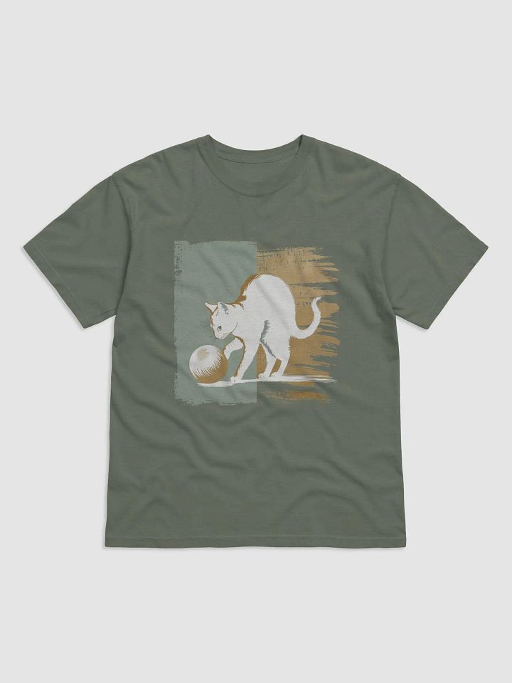 Holiday cat charm Tshirt -relaxed fit product image (2)