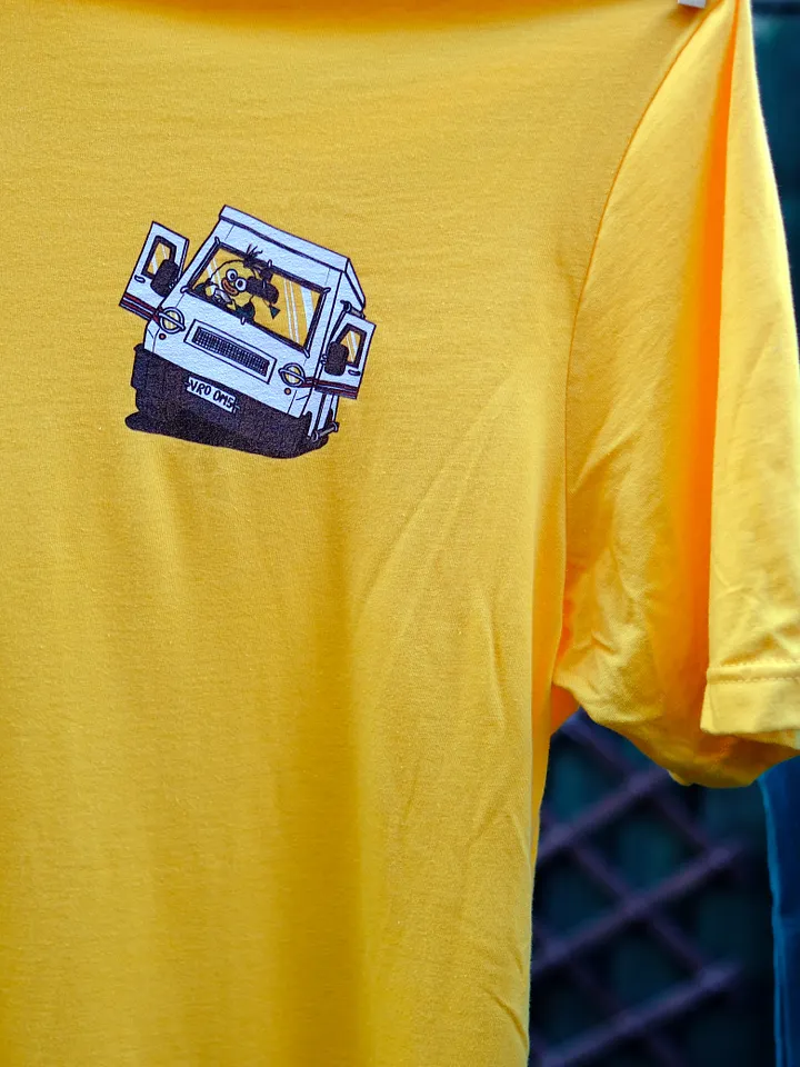 Wheelie Yellow driving small print! product image (1)