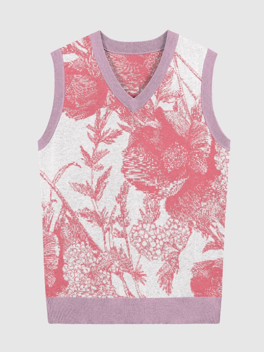 FLORAL VERVE II KNITTED VEST product image (1)