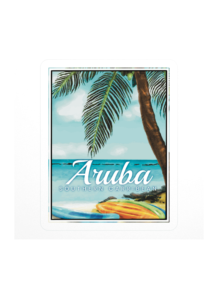 Tropical Kiss Cut Stickers - Aruba product image (2)