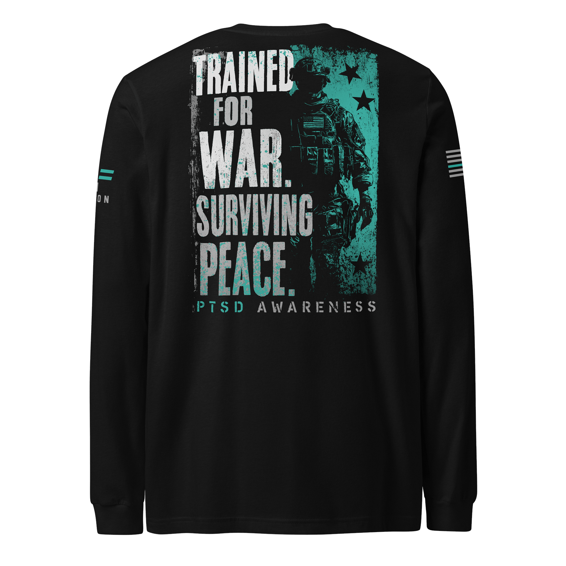 Trained for War. Surviving Peace. Long Sleeve product image (1)
